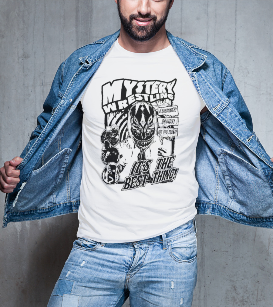 Mystery Wrestling It’s The Best Thing Masked Wrestler T-Shirt