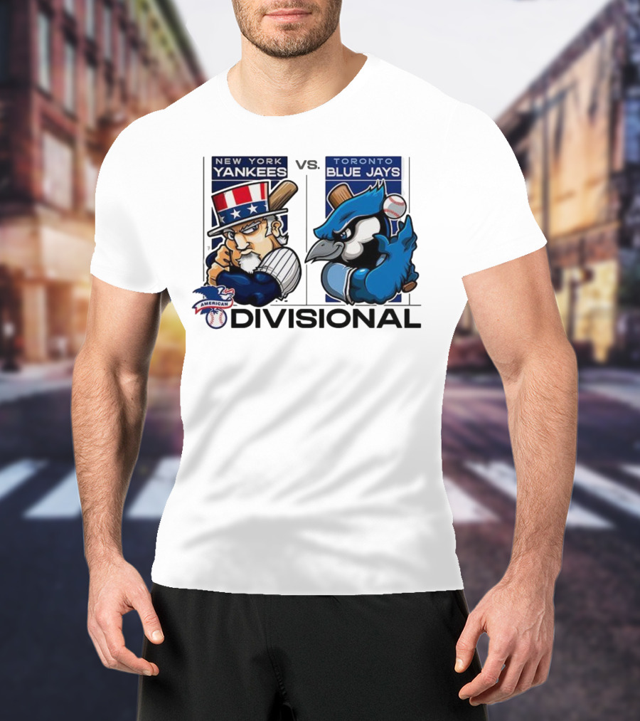 New York Yankees Vs Toronto Blue Jays American League Divisional 2025 T-Shirt