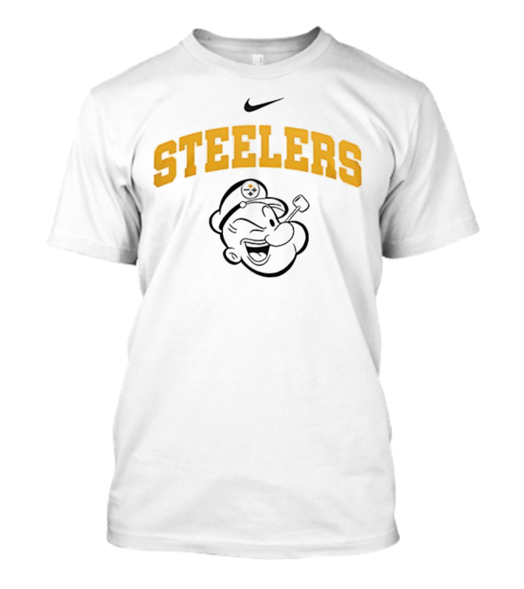 Pittsburgh Steelers Nike Popeye I Yam What I Yam Collaboration T-Shirt