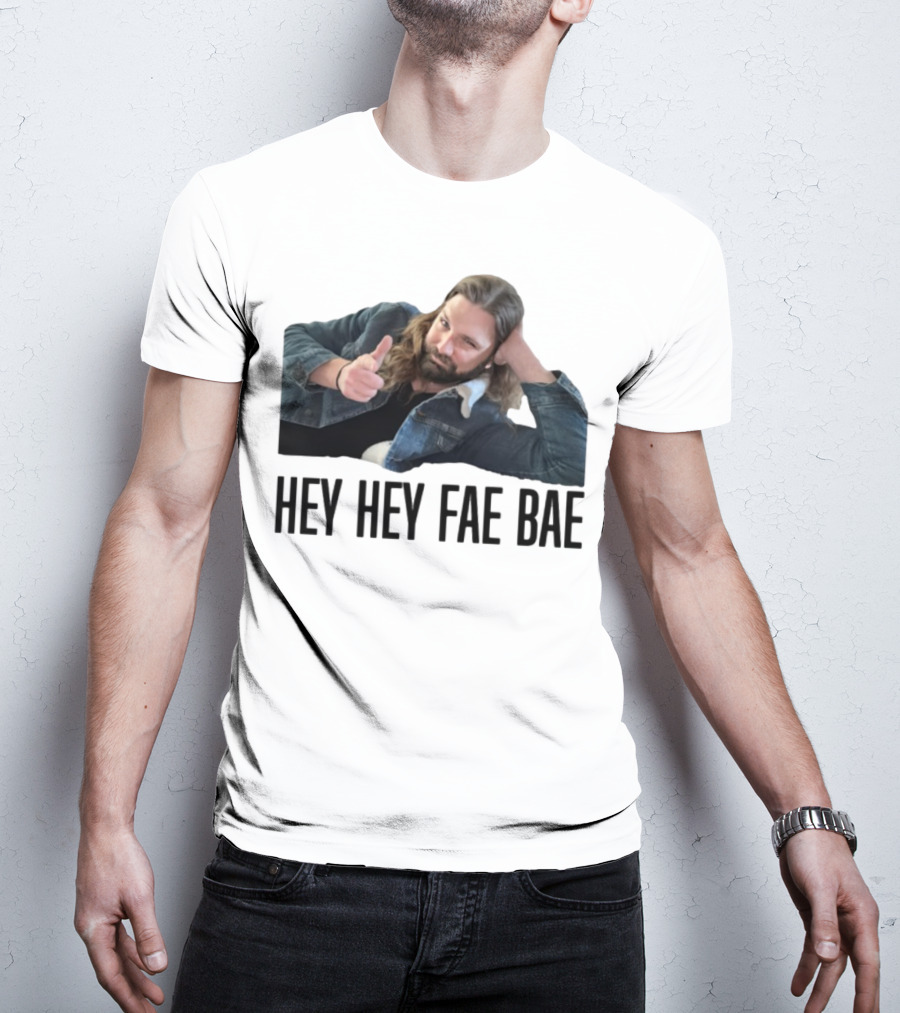 Hey Hey Fae Bae Denim Pose T-Shirt