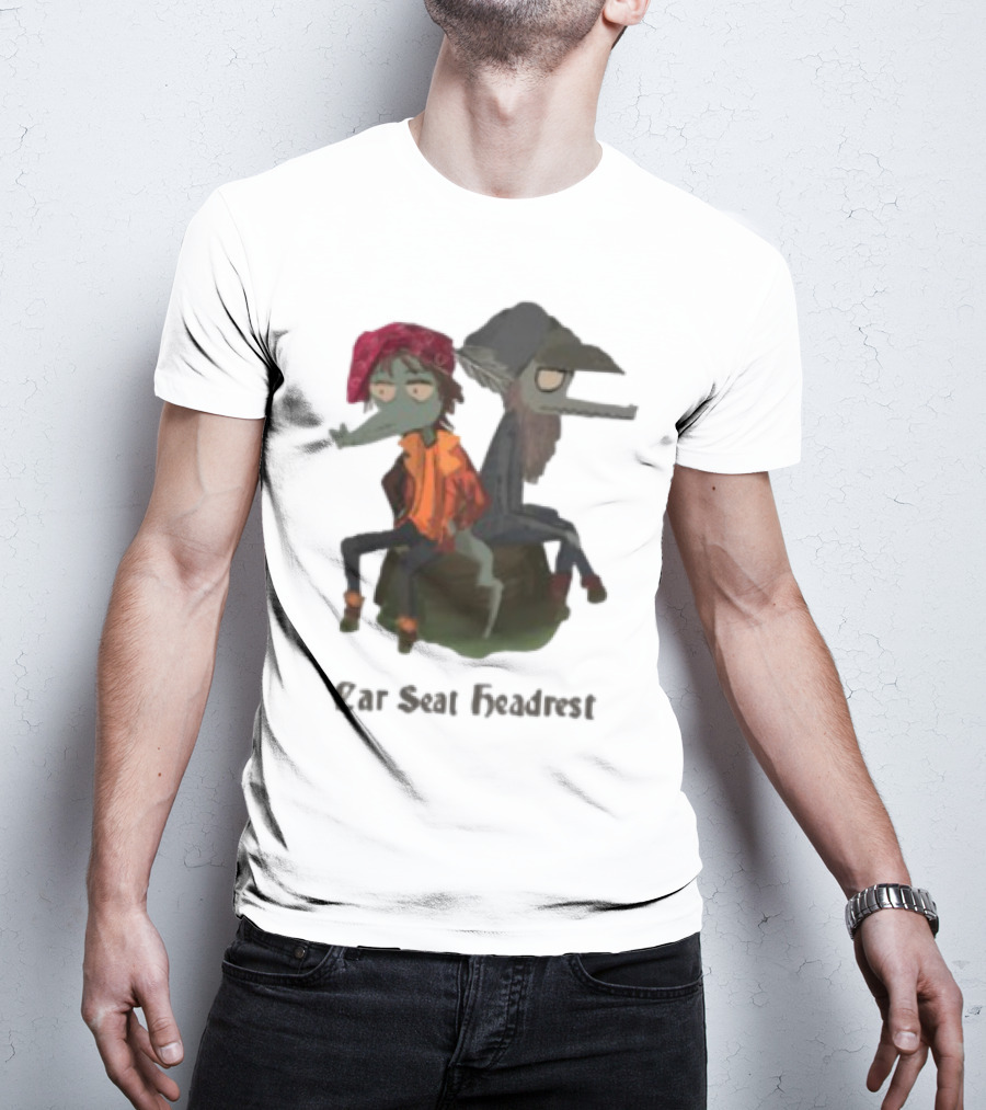Matador Records Car Seat Headrest Cartoon Characters Collaboration T-Shirt