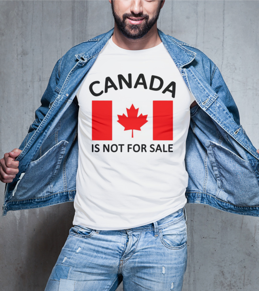 Mike Myers Canada Is Not For Sale Maple Leaf Flag T-Shirt