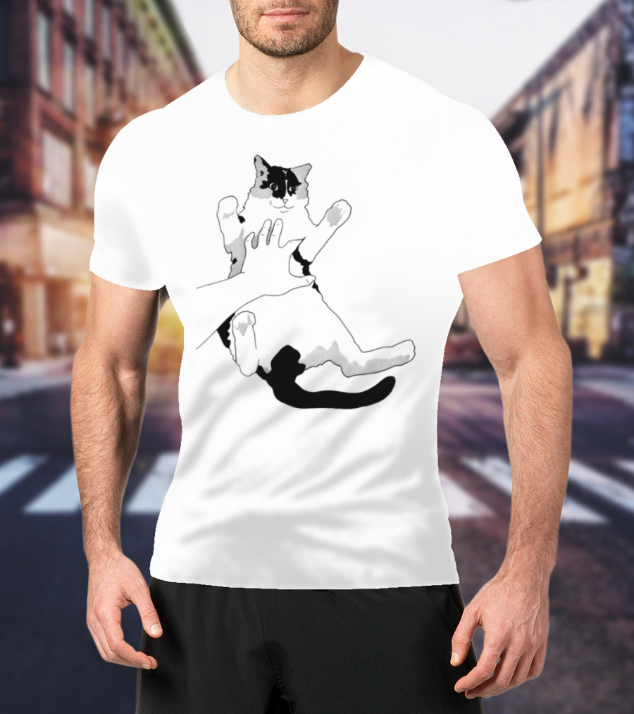 MK Belly Rub Cat Paws Cute Playful Kitten T-Shirt