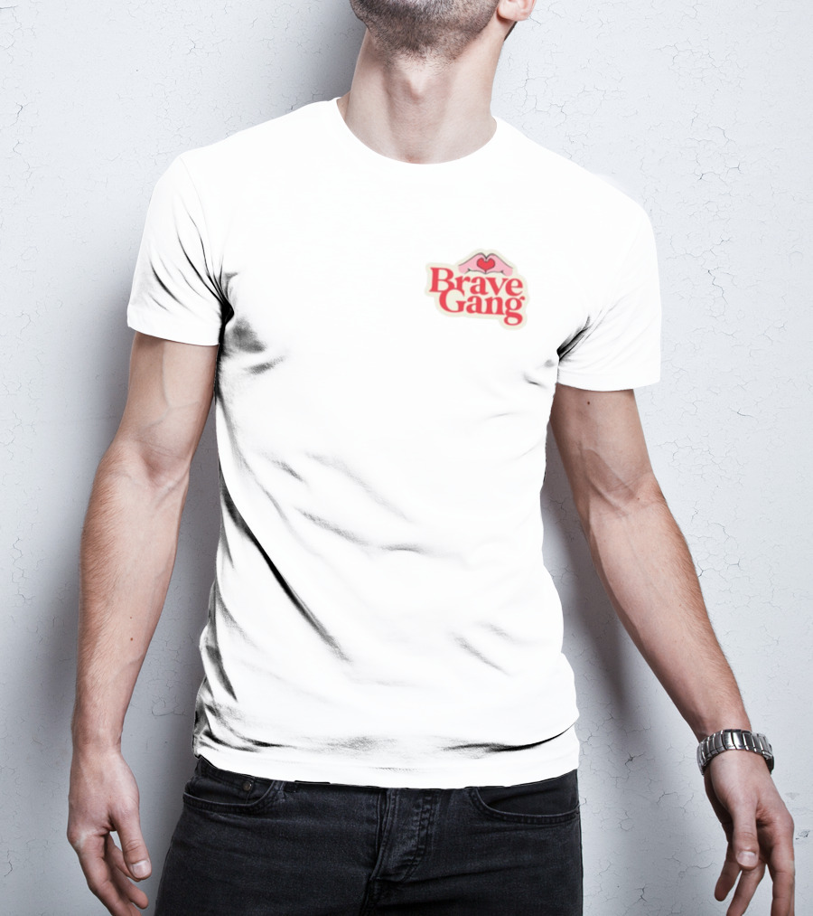 Shop The Bravest Brave Gang Heart Hands Icon T-Shirt