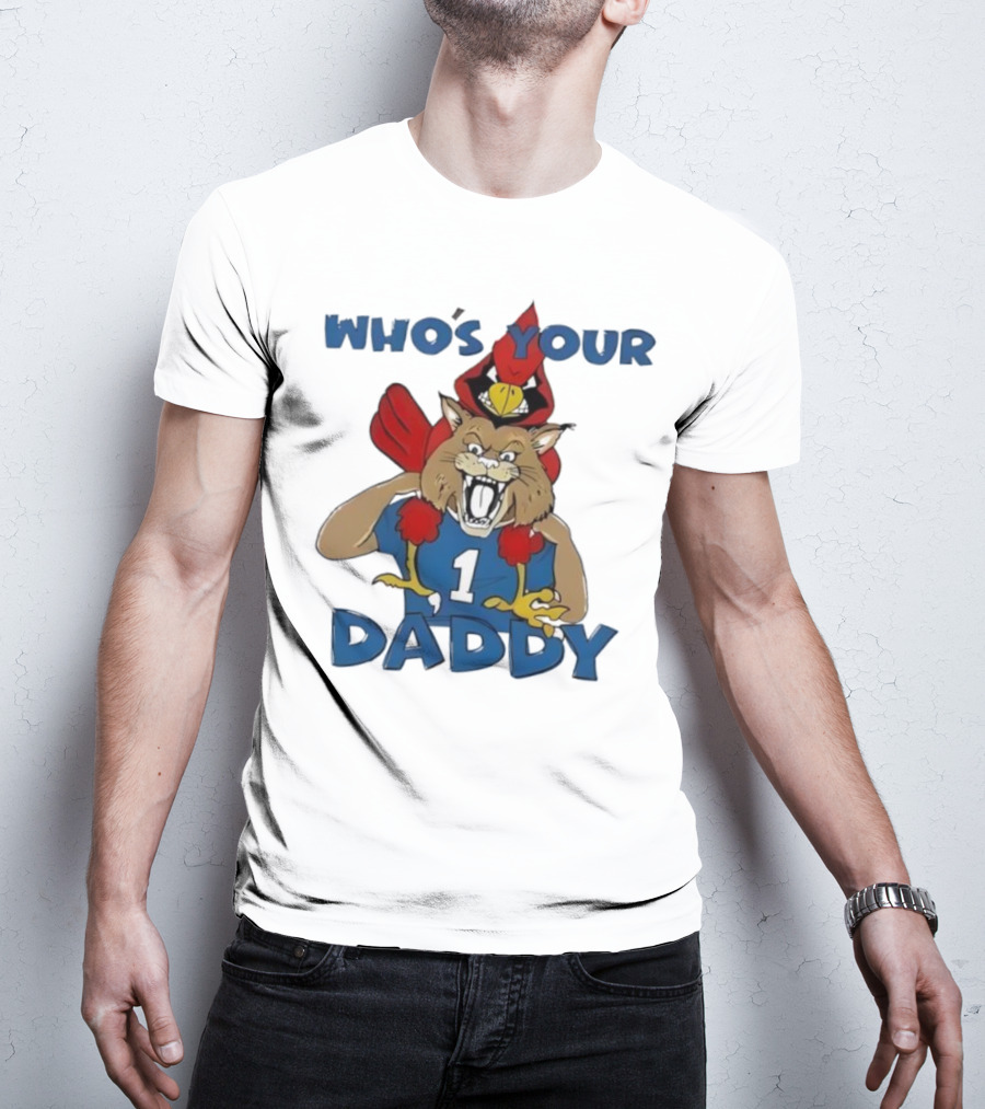 Kentucky Wildcats Louisville Cardinals Who's Your Daddy Mascot Rivalry T-Shirt
