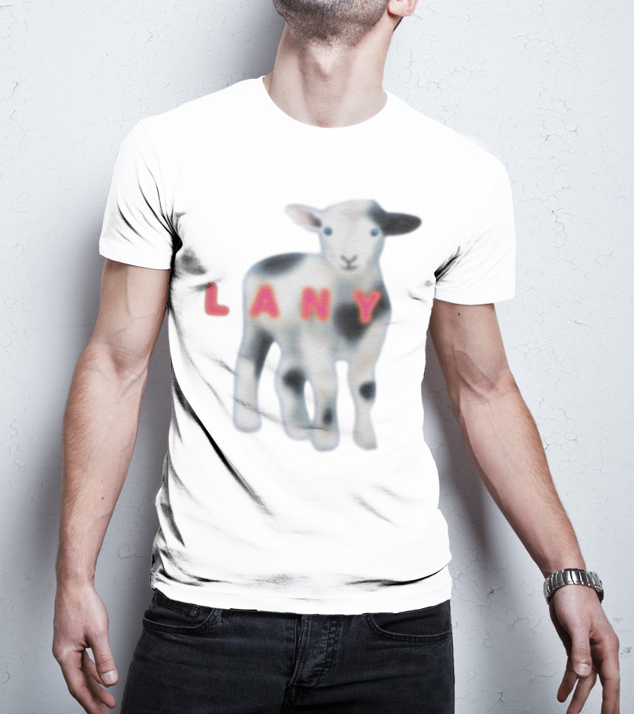 Lany Lamb Cute Animal Design T-Shirt