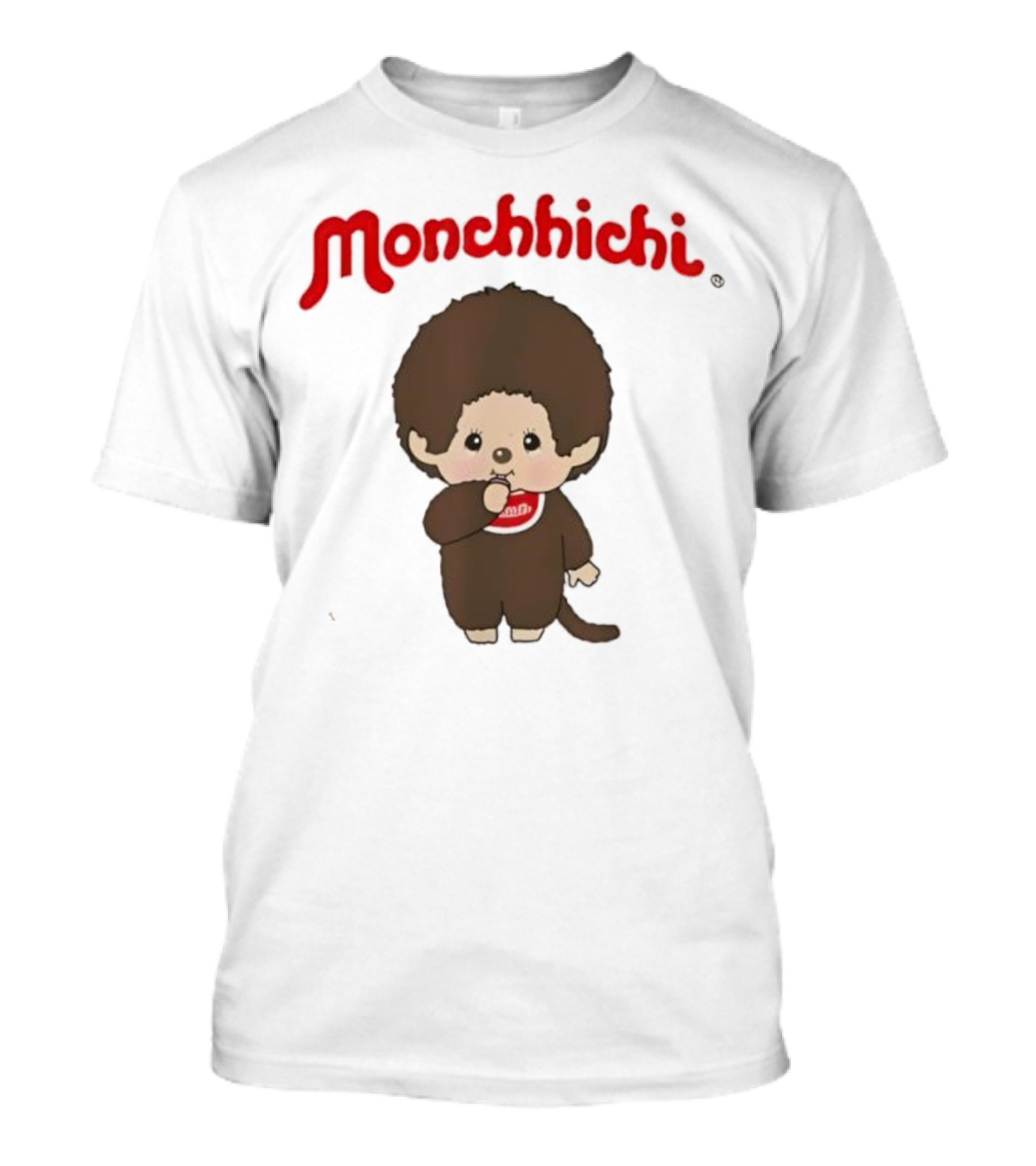 Monchhichi Cute Stance Fluffy Little Guy Character T-Shirt