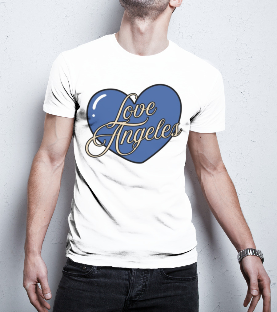 Bffs & Babes Love Angeles Heart Design T-Shirt