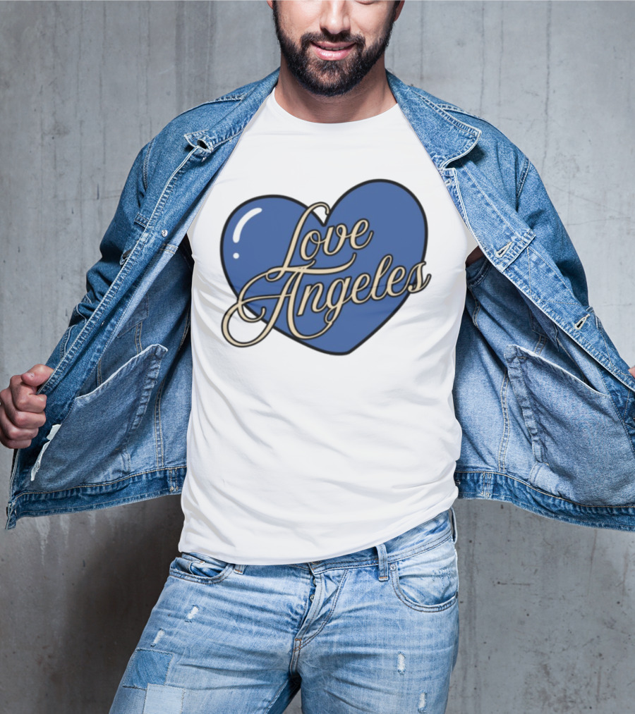 Bffs & Babes Love Angeles Heart Design T-Shirt