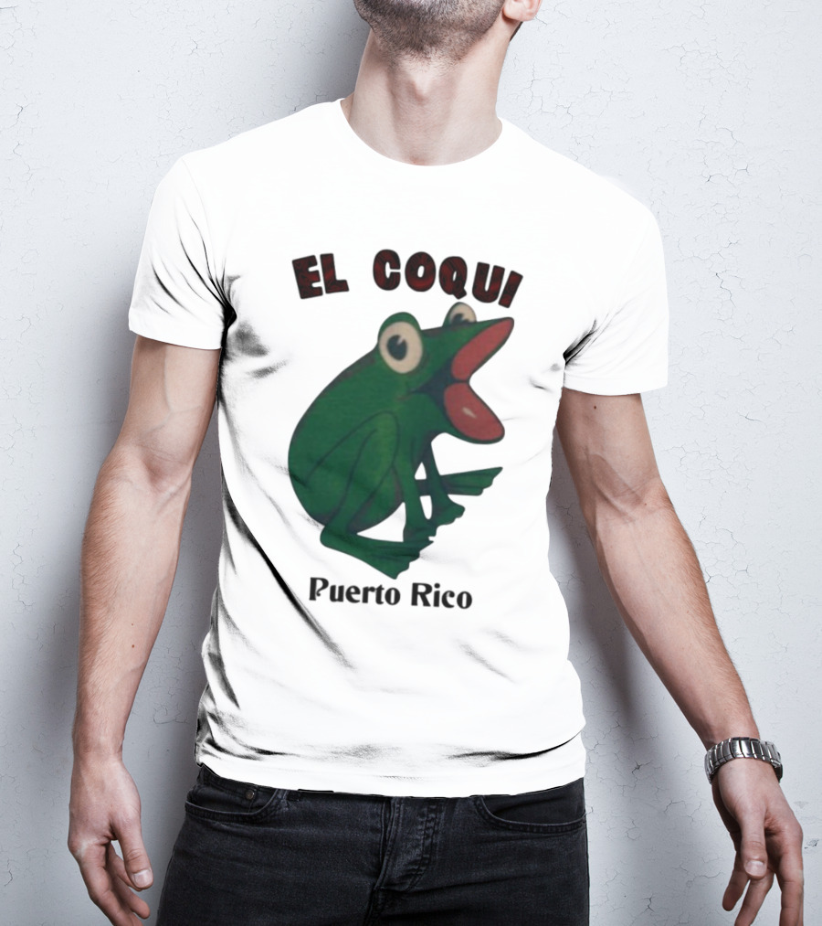El Coqui Frog Puerto Rico Cultural Icon T-Shirt