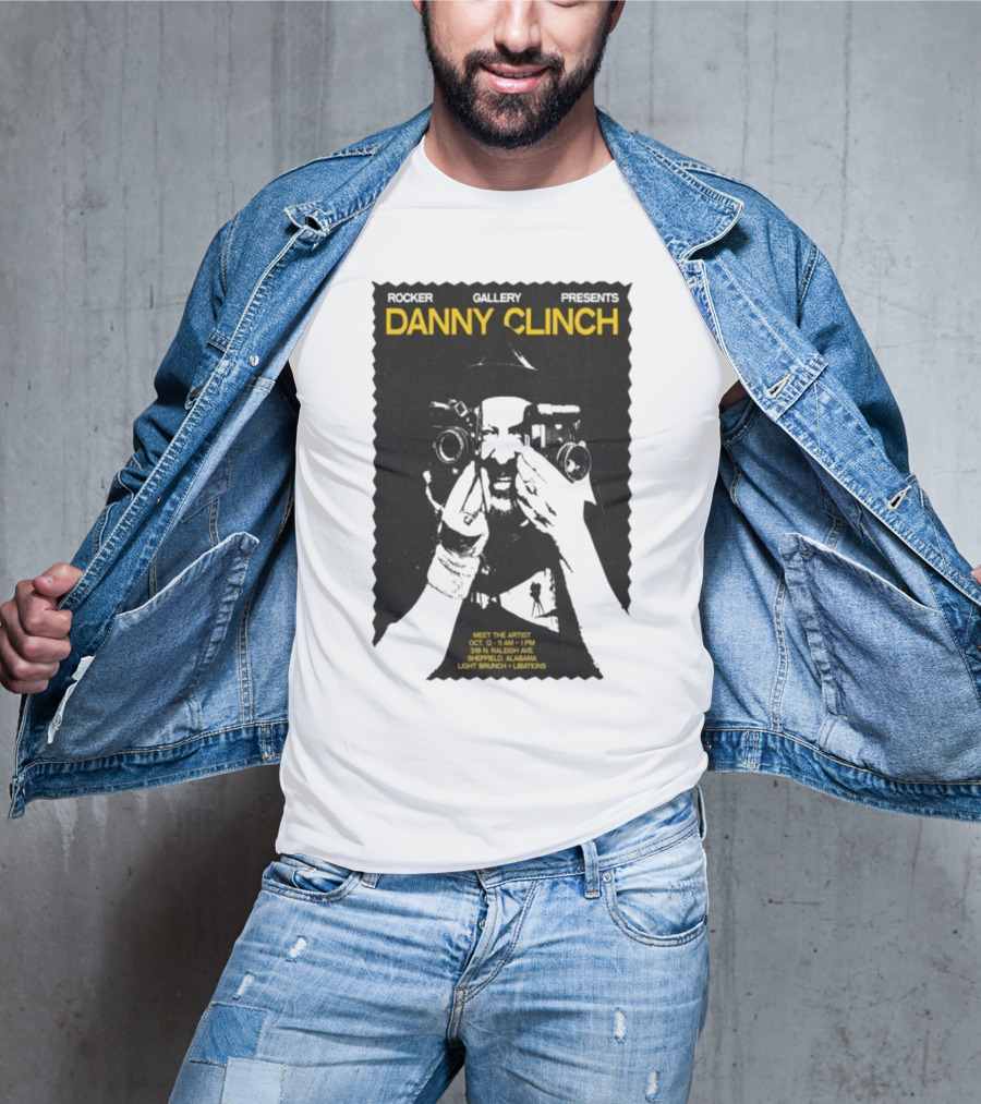 Danny Clinch Meet The Artist Event October 12 2025 Sheffield Alabama 319 N Raleigh Ave Light Brunch And Libations T-Shirt