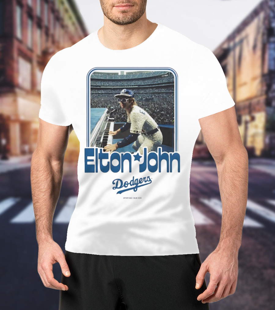 Elton John Dodgers Stadium Concert Los Angeles T-Shirt