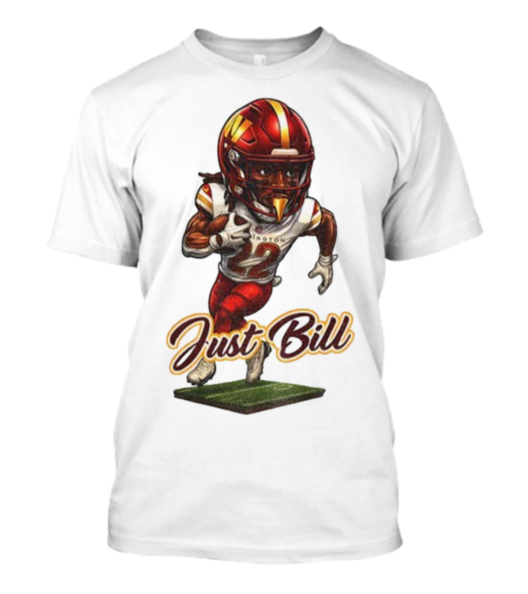 Just Bill Jacory Croskey-Merritt Washington NFL Football Player T-Shirt