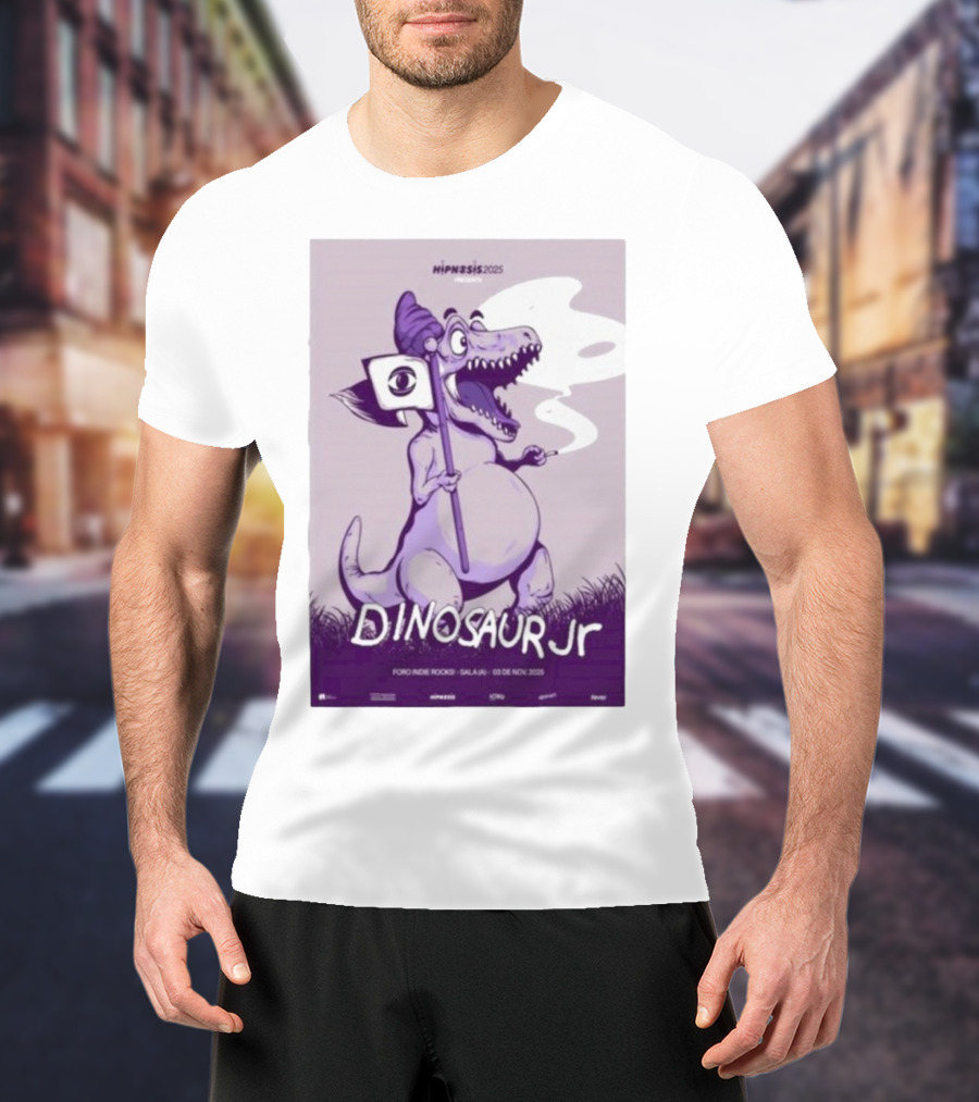 Dinosaur Jr. Hipnosis 2025 Mexico City Nov 3 Foro Indie Rocks T-Shirt