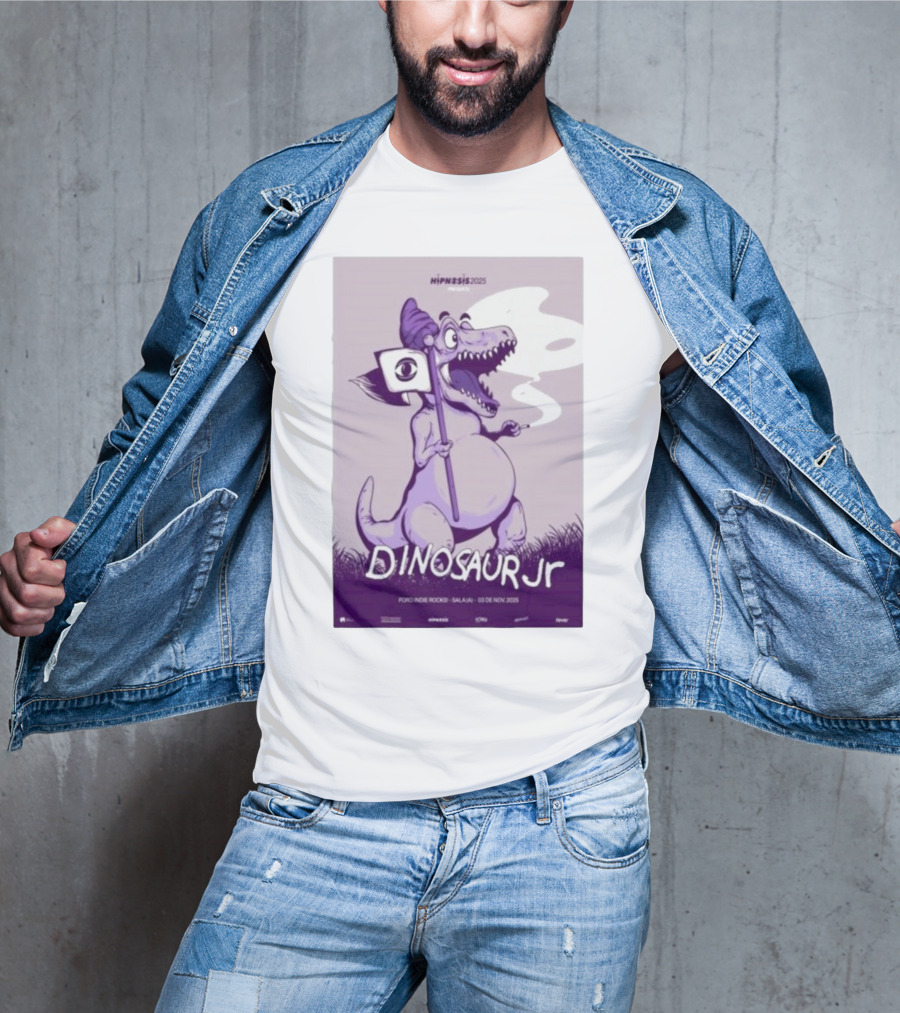 Dinosaur Jr. Hipnosis 2025 Mexico City Nov 3 Foro Indie Rocks T-Shirt