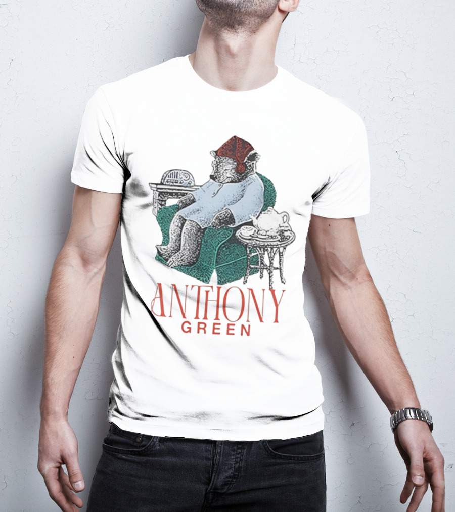 Anthony Green Bear Cozy Sleepy Time Scene T-Shirt