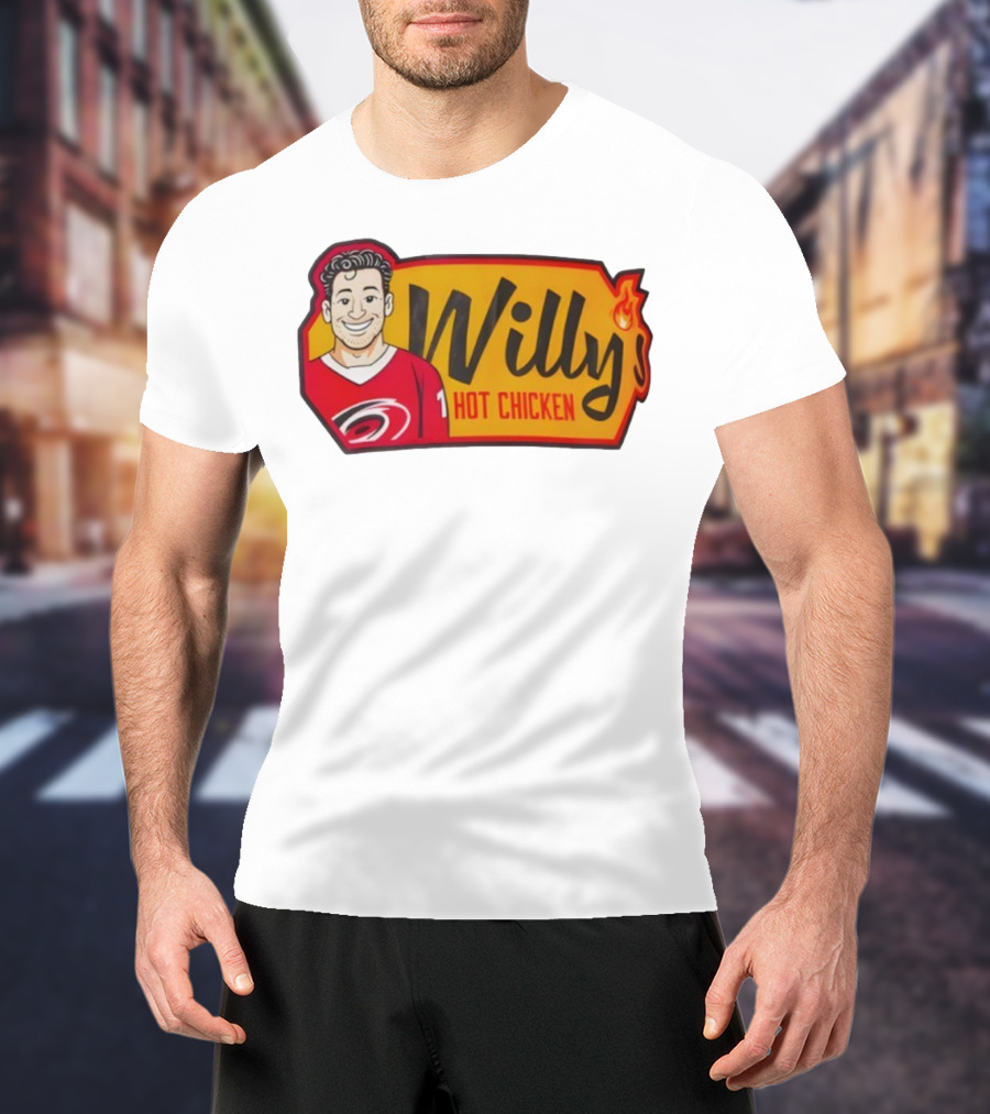 Willy Hot Chicken Carolina Hurricanes Sports Fan Apparel T-Shirt