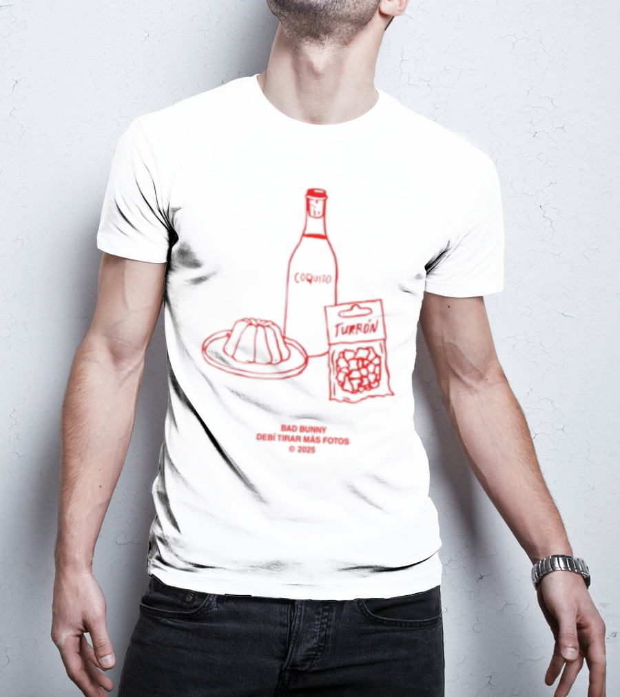 La Receta De Pr Debi Tirar Mas Fotos Coquito Sofrito Frito T-Shirt