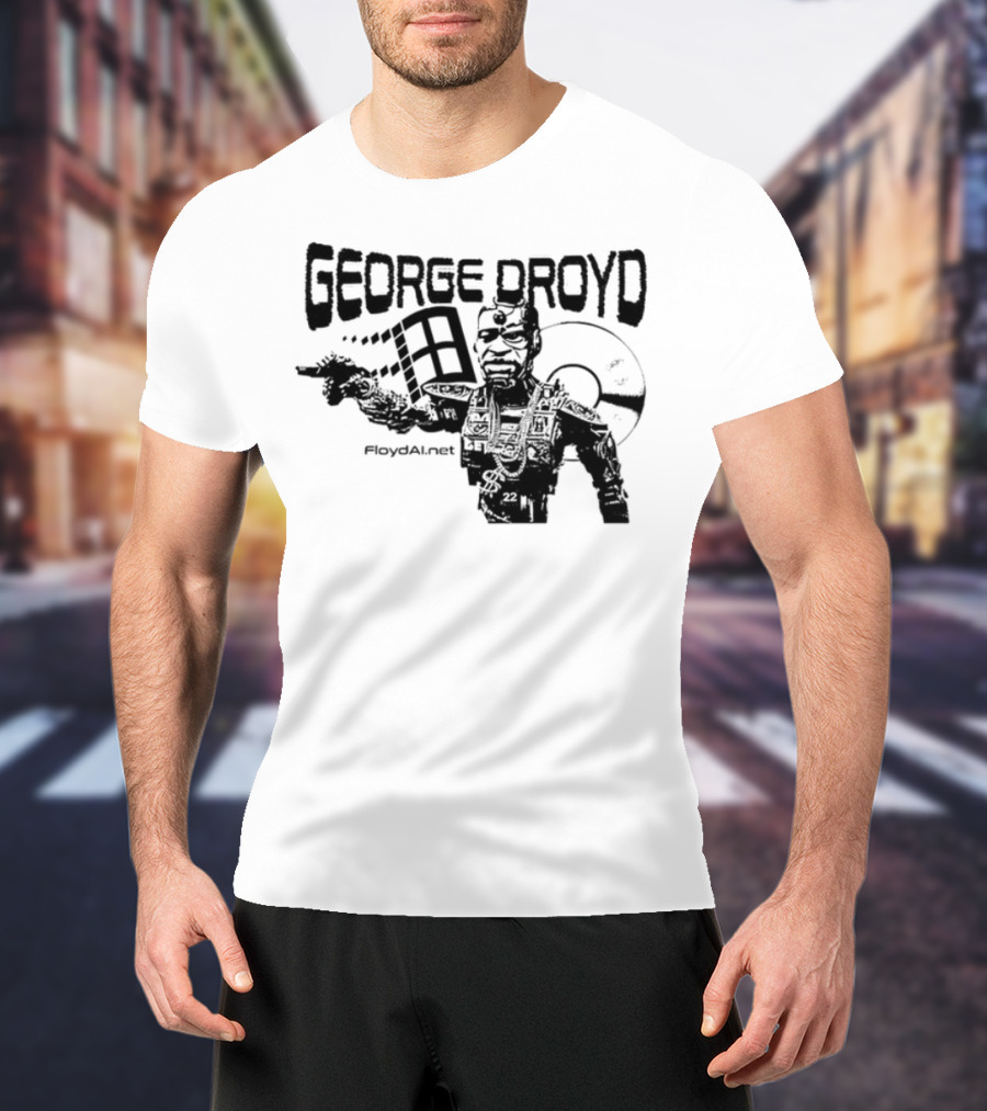 George Droyd Retro Vintage Droid Star Patterns T-Shirt