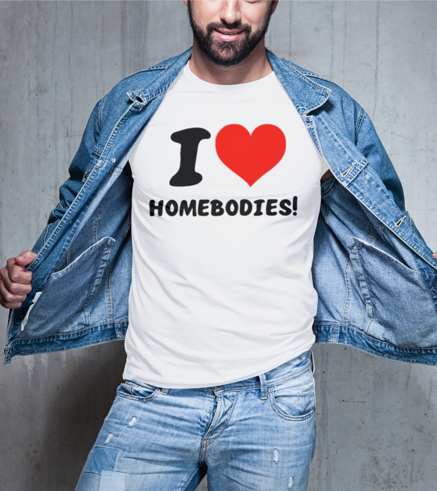 Slidesnvibes I Love Homebodies Cozy Vibes T-Shirt