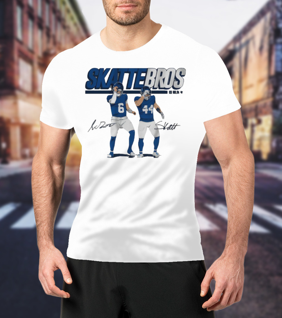 Skattebros Signature Jaxson Dart Cam Skattebo Football Players T-Shirt