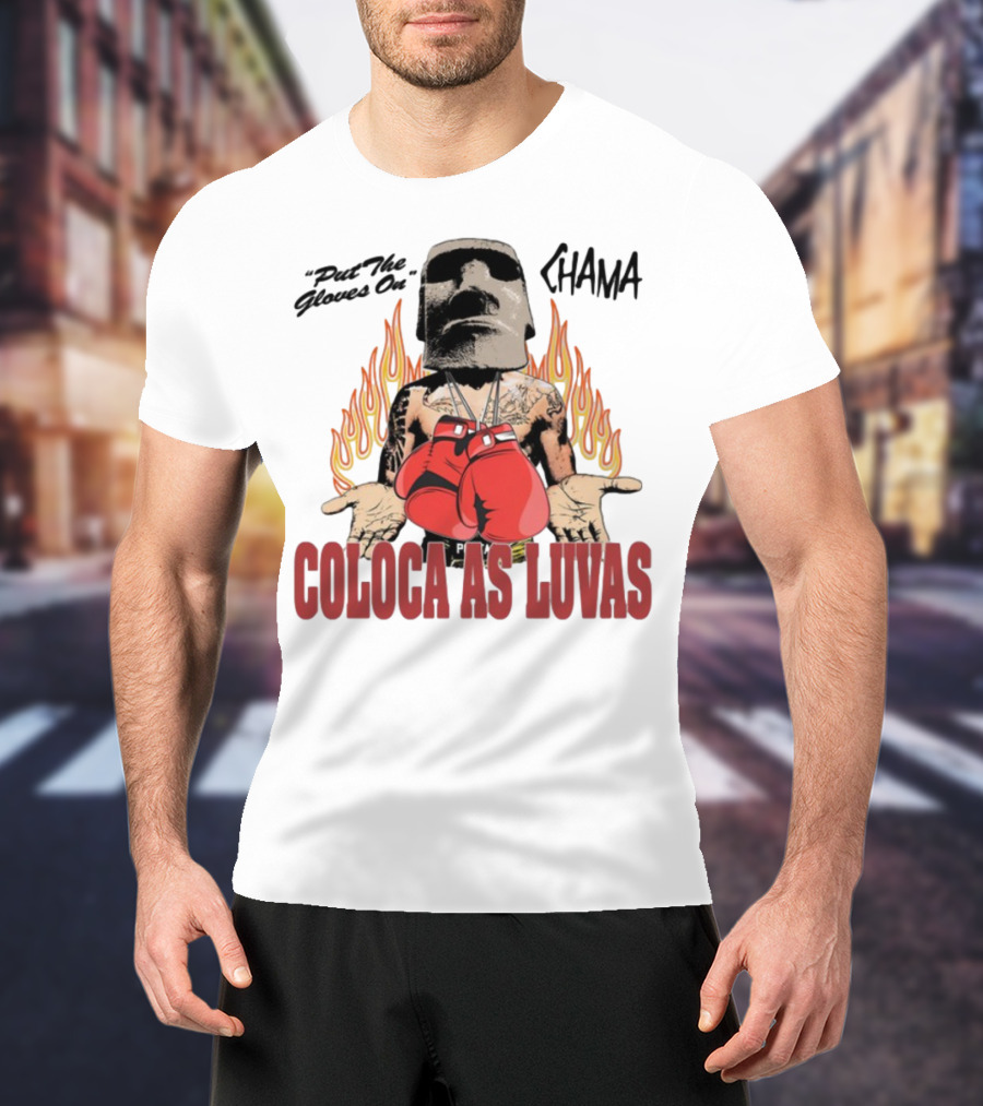 "Coloca As Luvas Put The Gloves On Flame Boxing" T-Shirt