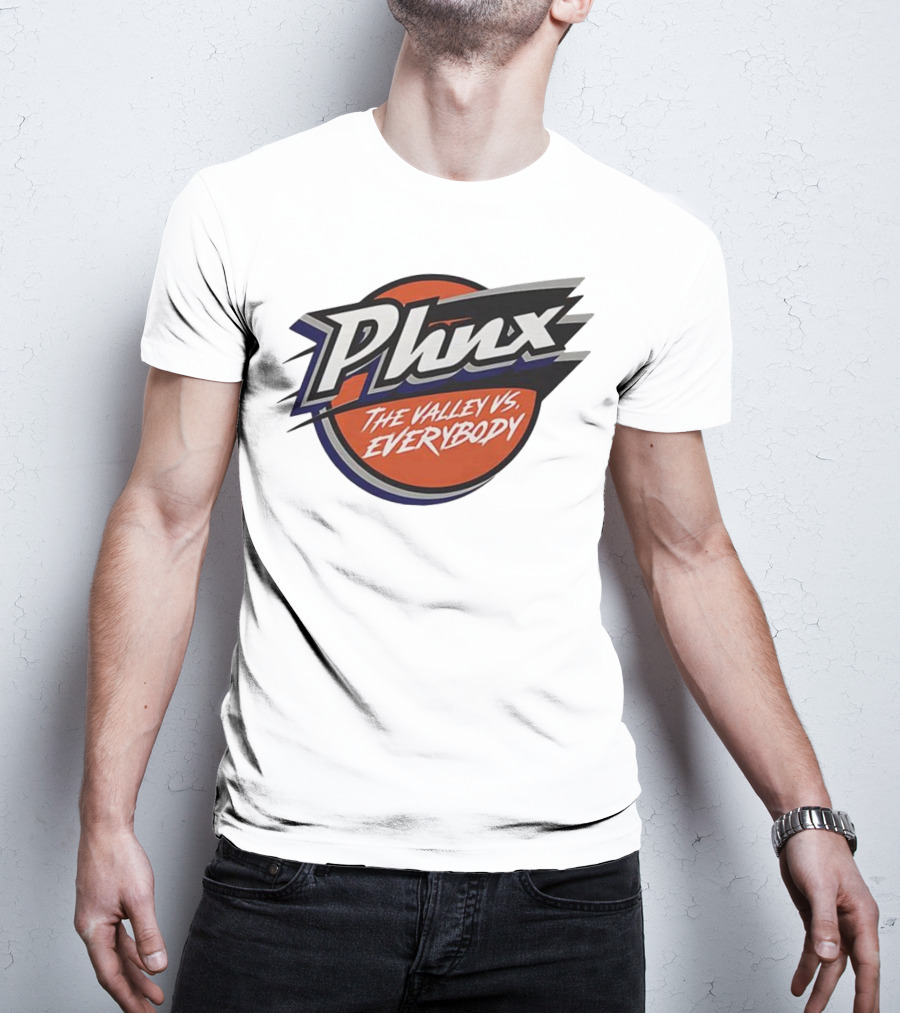 Phnx The Valley Vs Everybody Phoenix Mercury Basketball Tee T-Shirt