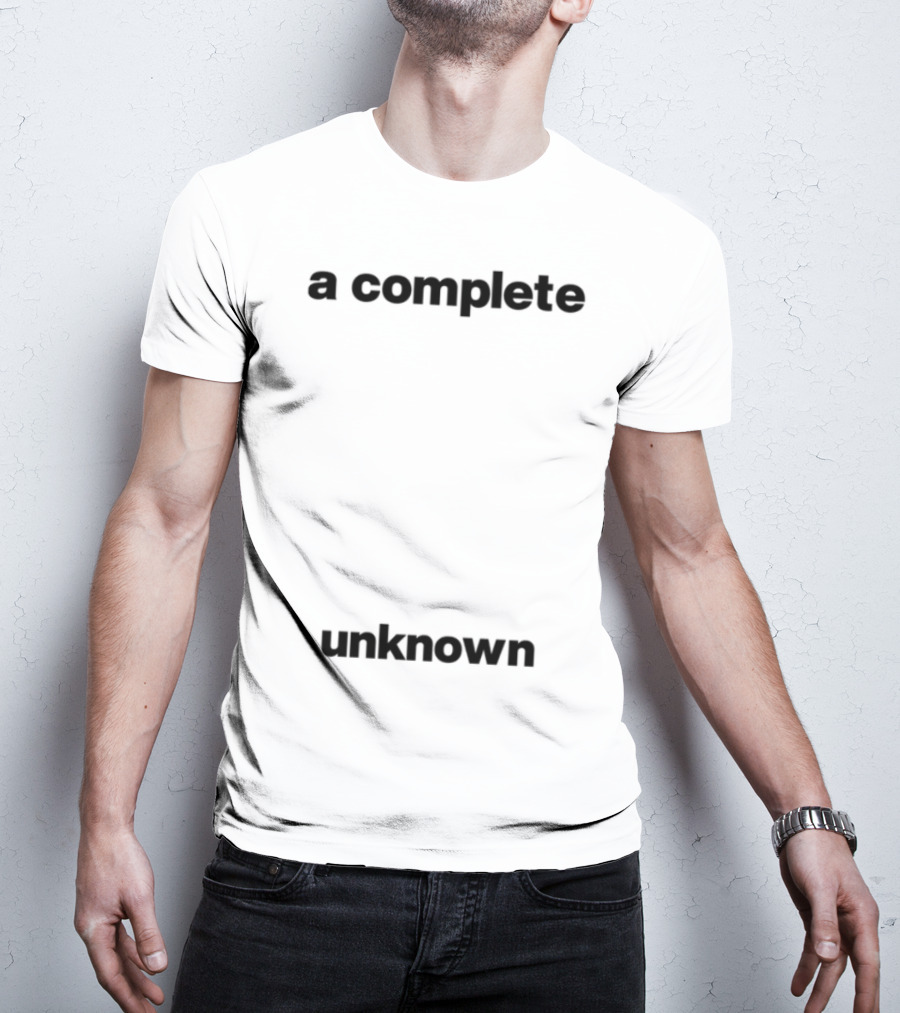 Timothée Chalamet A Complete Unknown Monochrome Style T-Shirt