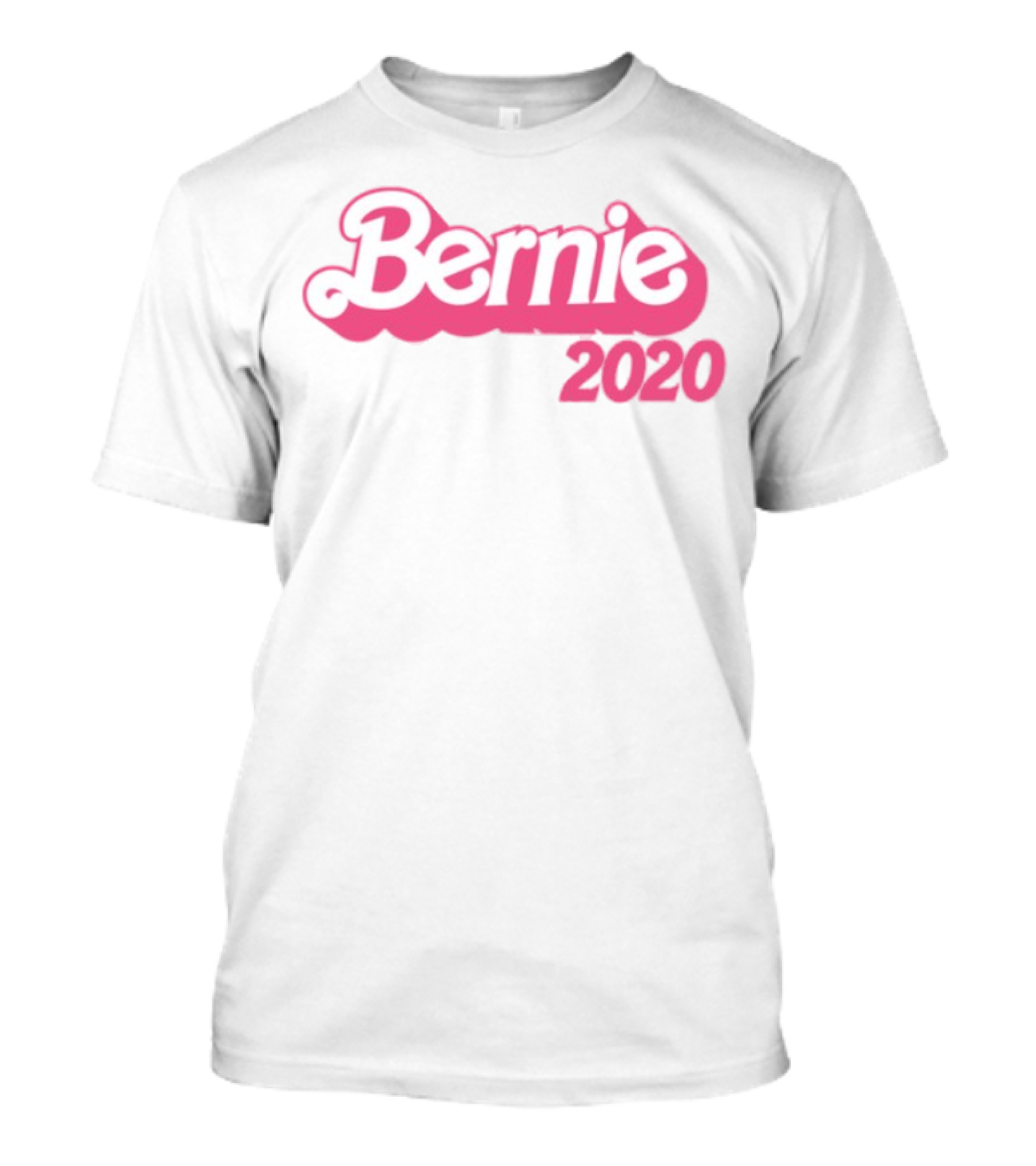 Bernie 2020 Barbie Style Logo Design T-Shirt