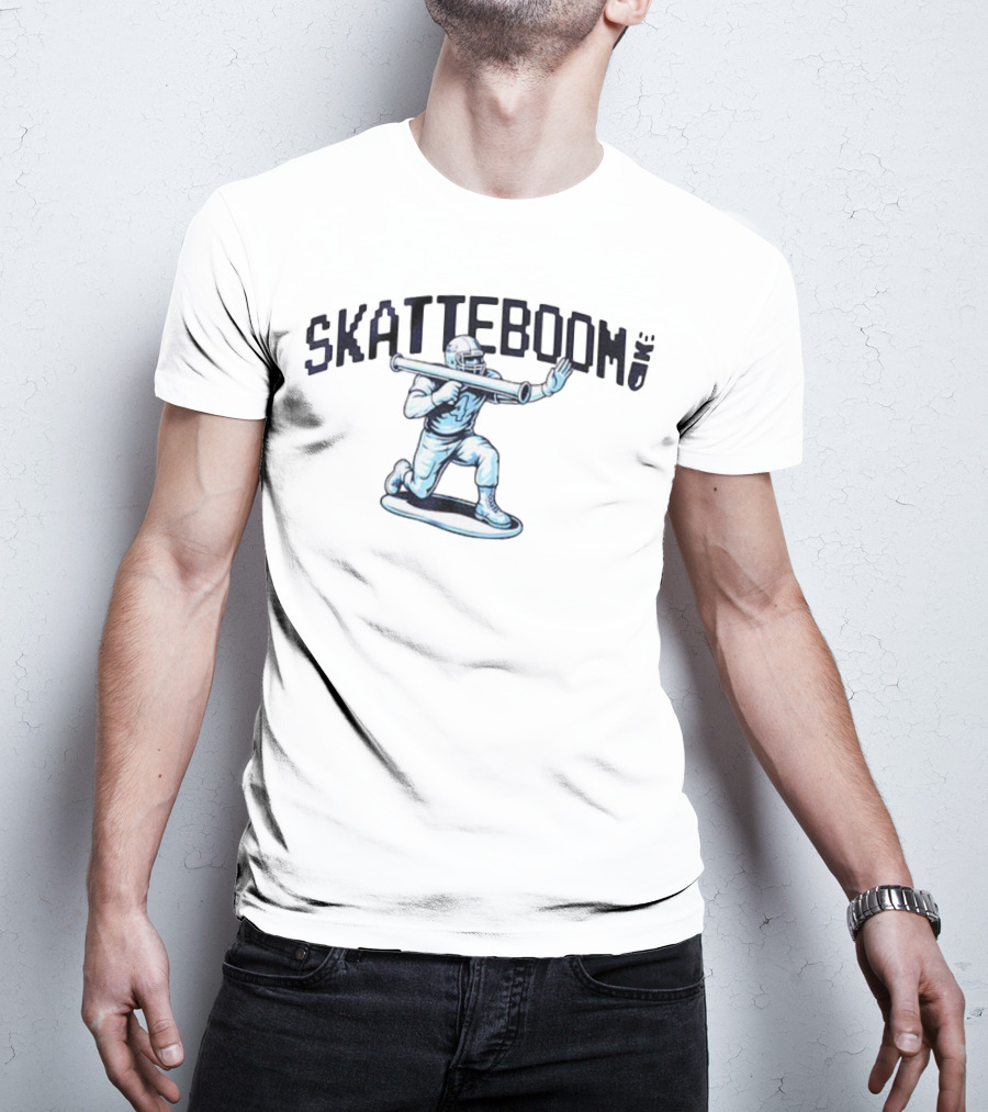 Skatteboom Toy Soldier Football Player Bazooka T-Shirt