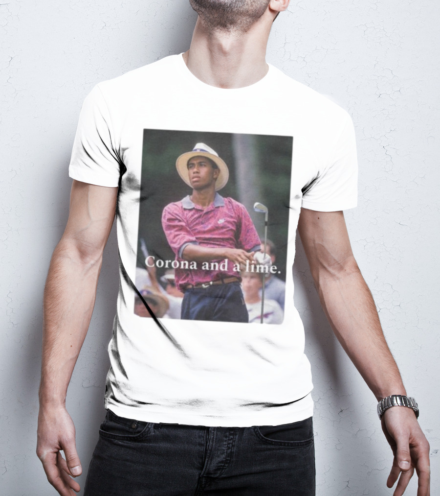 Corona And A Lime Golf Legend Iconic Style T-Shirt