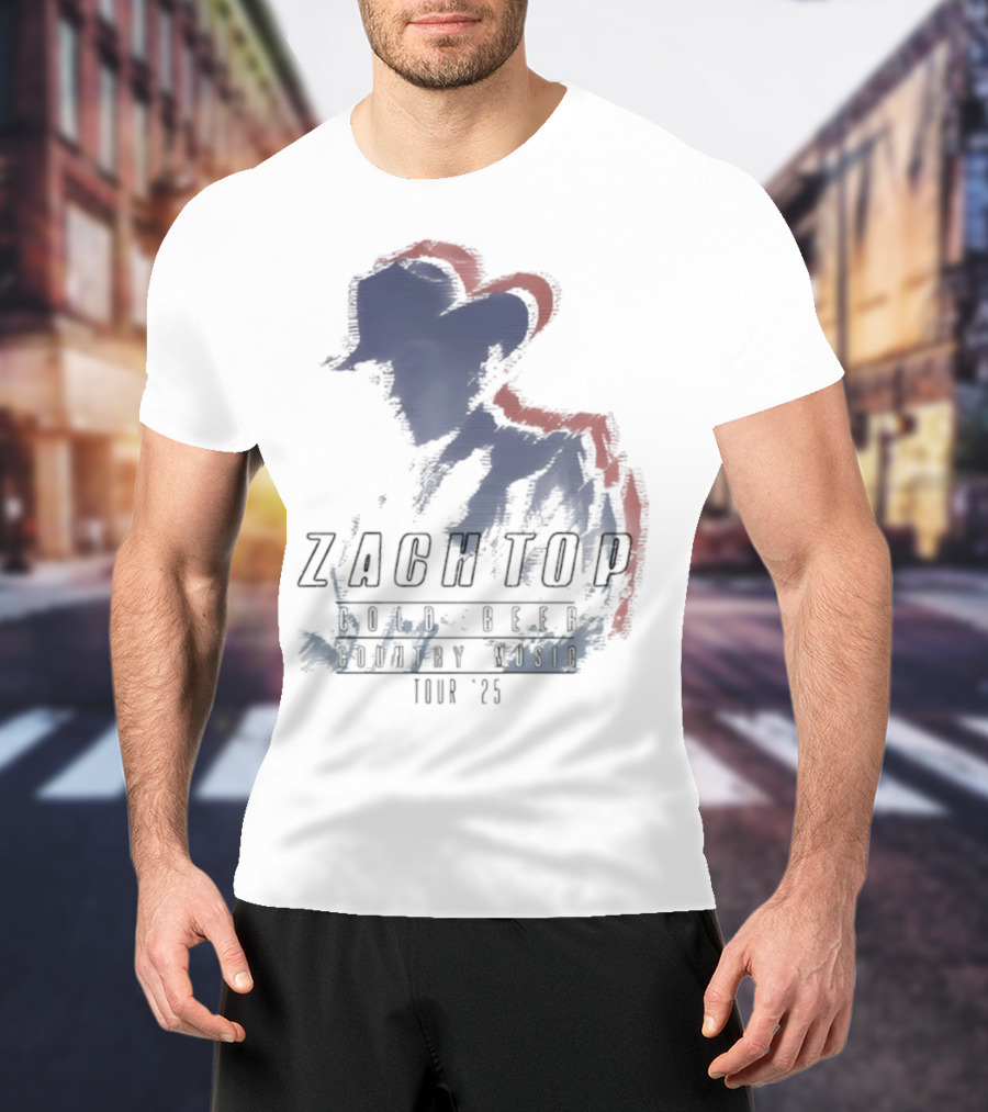 Zach Top Double Zach Hat Outline 1995 T-Shirt