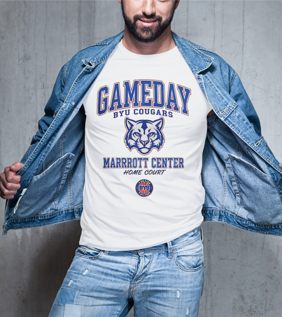 Gameday BYU Cougars Marriott Center Home Court T-Shirt