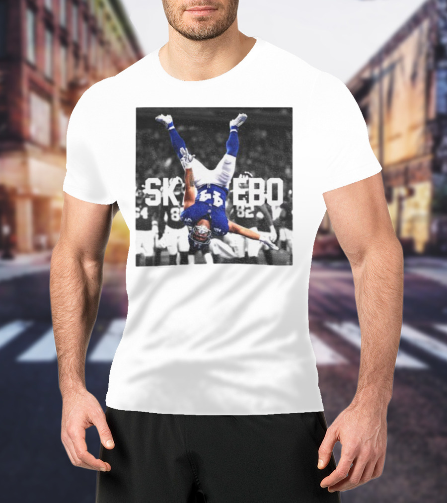 Cam Skattebo Backflip New York Giants NFL Football 2025 T-Shirt