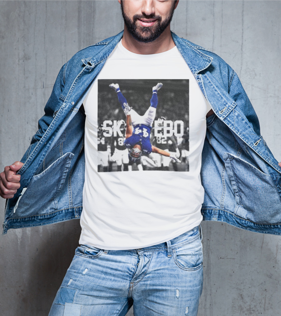 Cam Skattebo Backflip New York Giants NFL Football 2025 T-Shirt