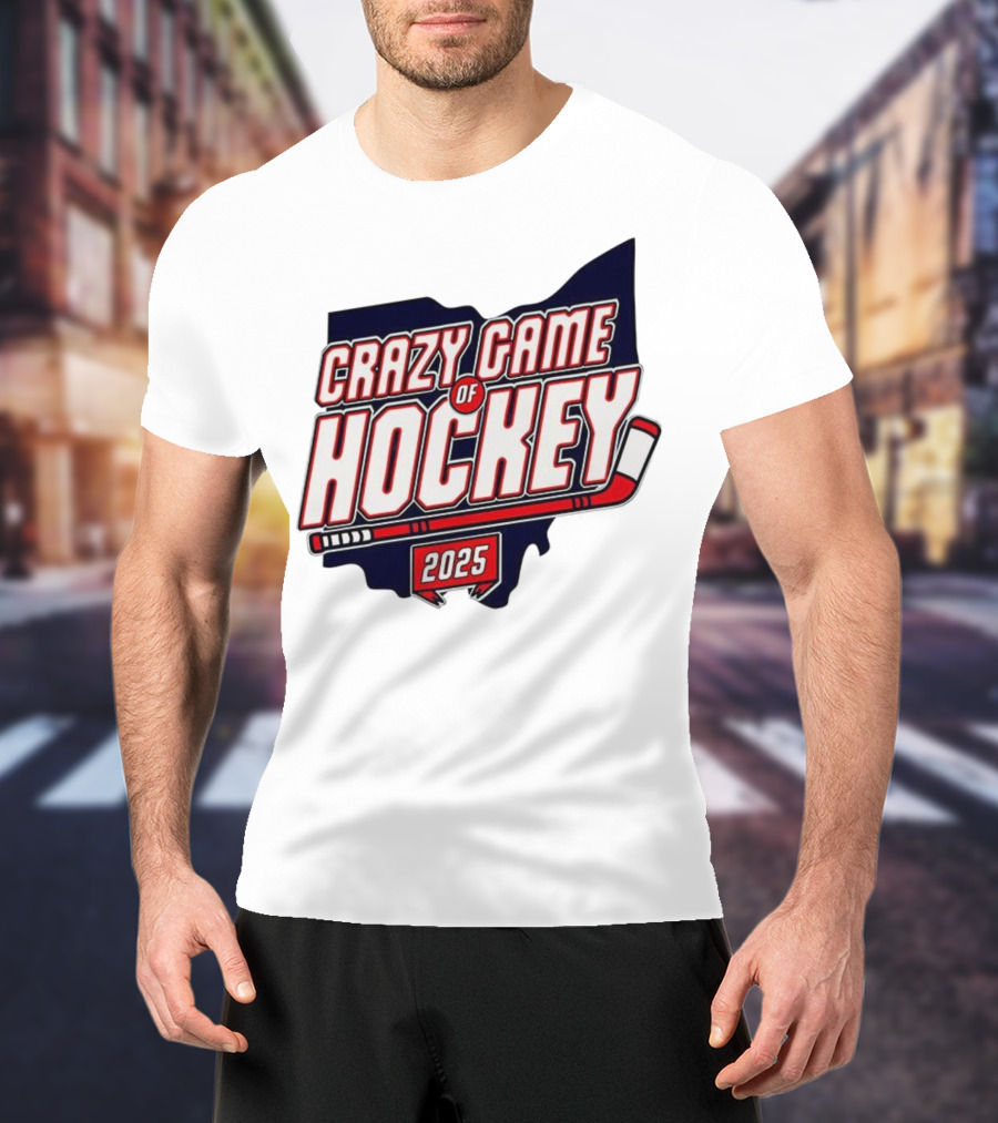 Crazy Game Of Hockey 2025 T-Shirt