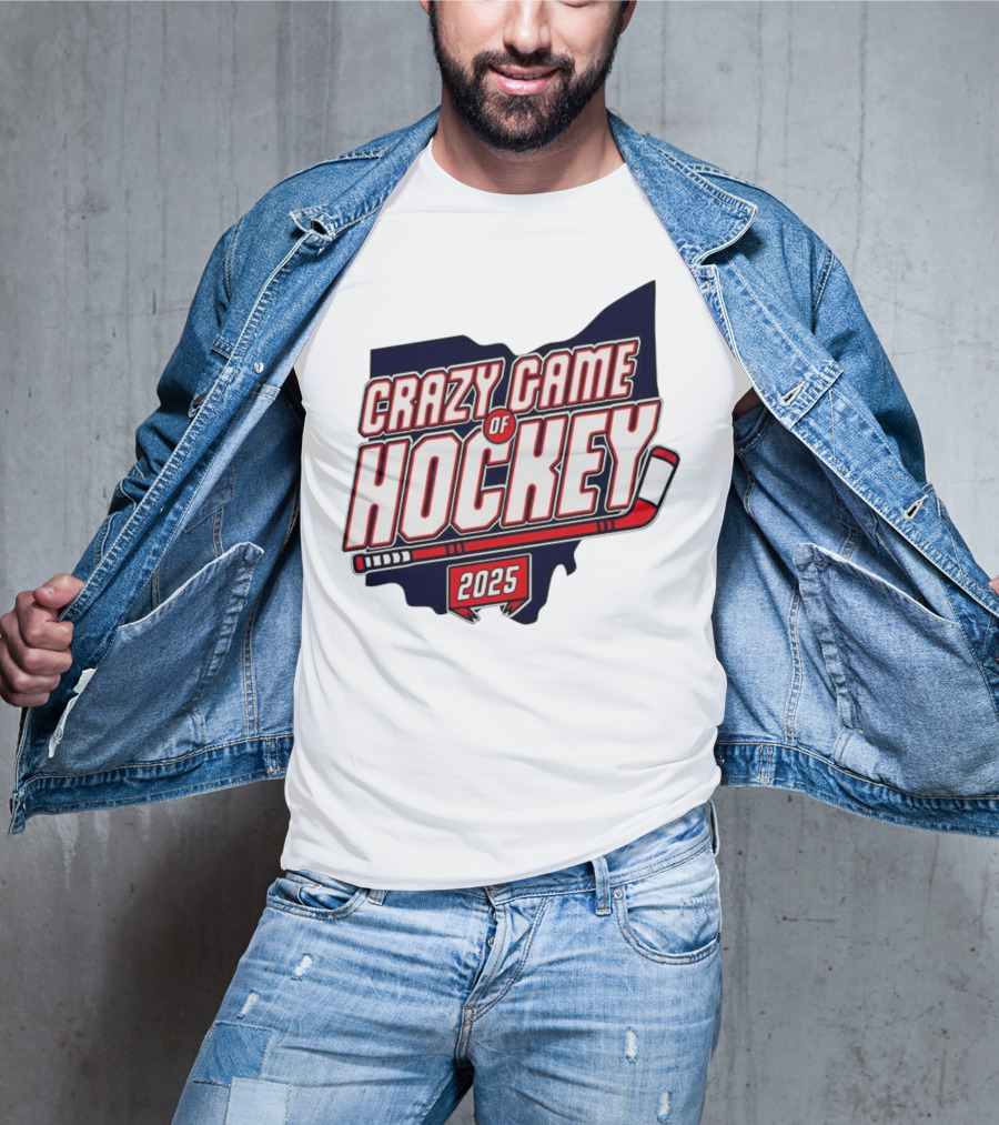 Crazy Game Of Hockey 2025 T-Shirt