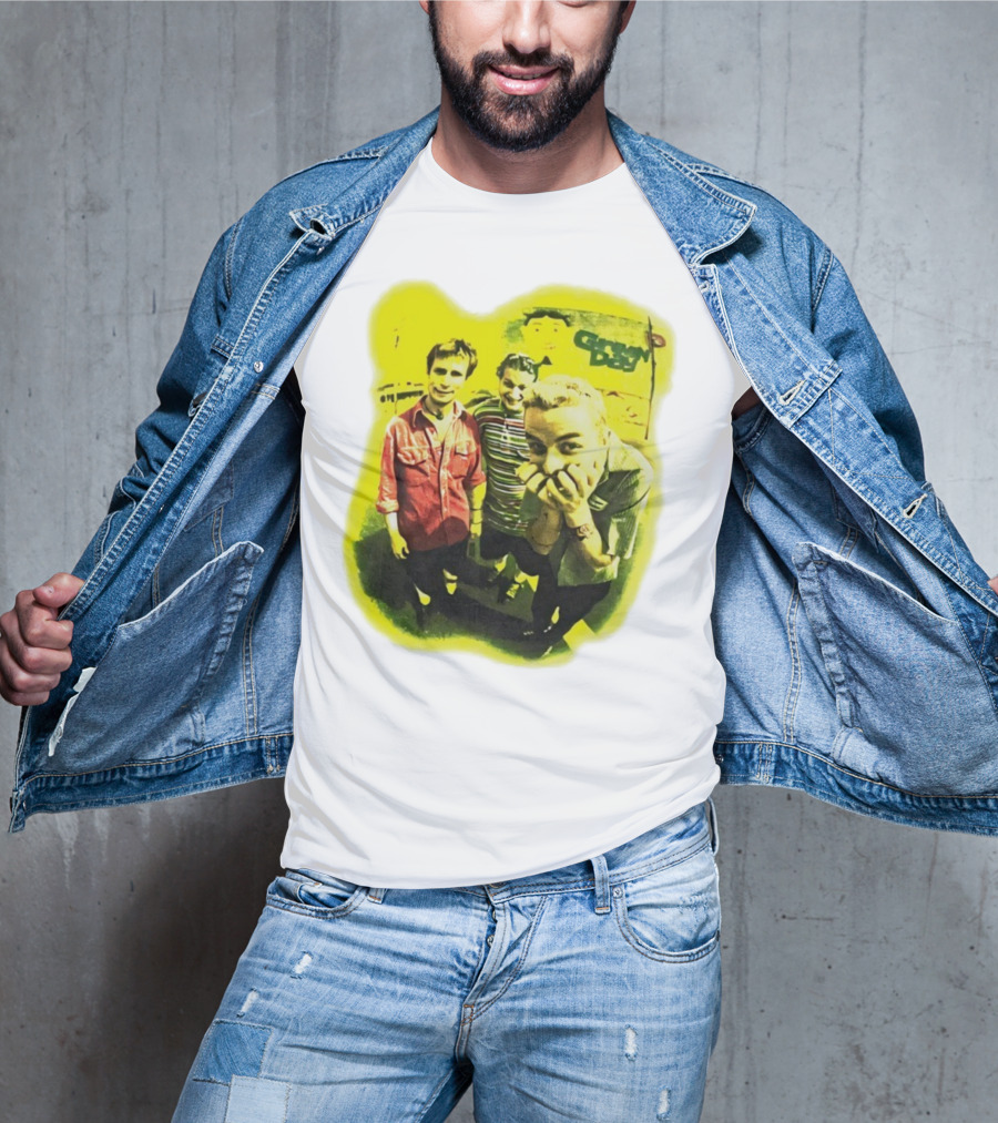 Green Day Dookie Tour 1994 Vintage Punk Rock Band Image T-Shirt