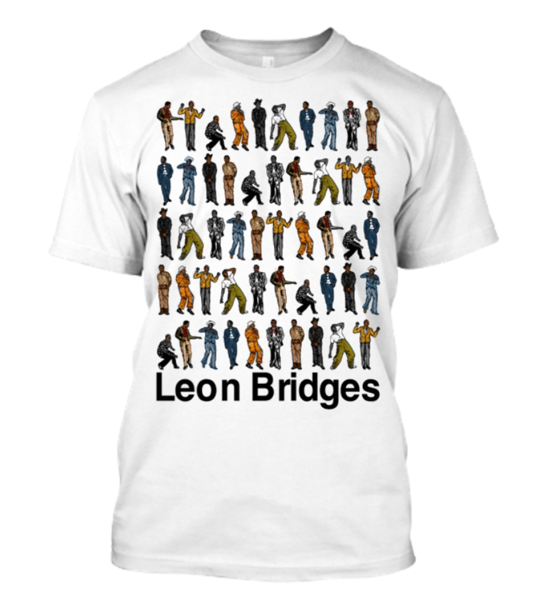 Leon Bridges Dance Poses Collection T-Shirt