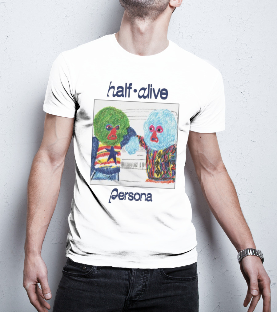 Half Alive Persona Crayon Art Duo T-Shirt
