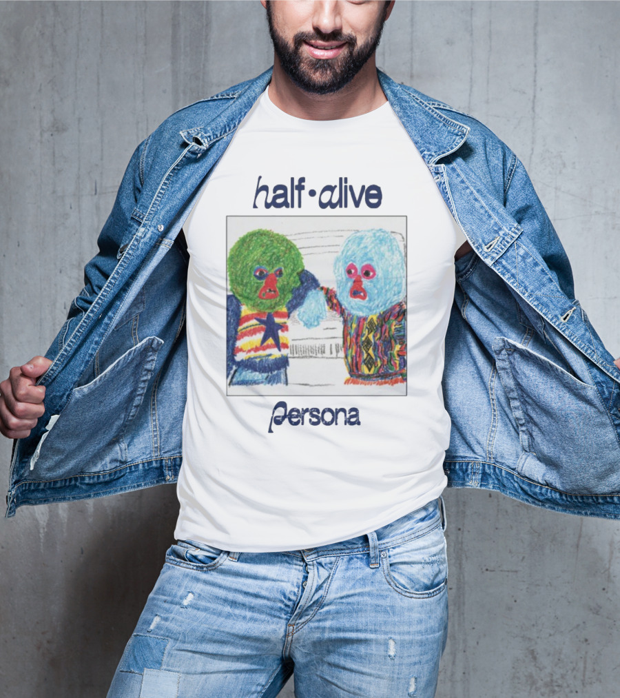 Half Alive Persona Crayon Art Duo T-Shirt