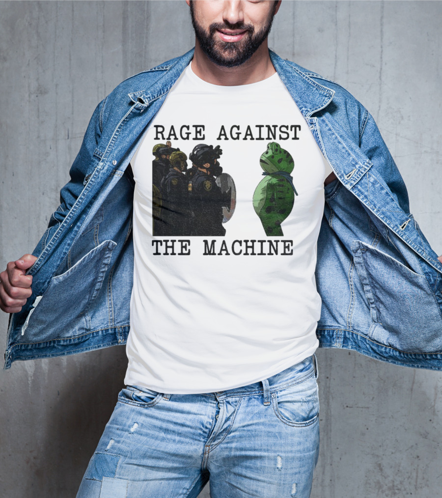 Rage Against The Machine Portland Frog Protest Poland 2025 Political T-Shirt