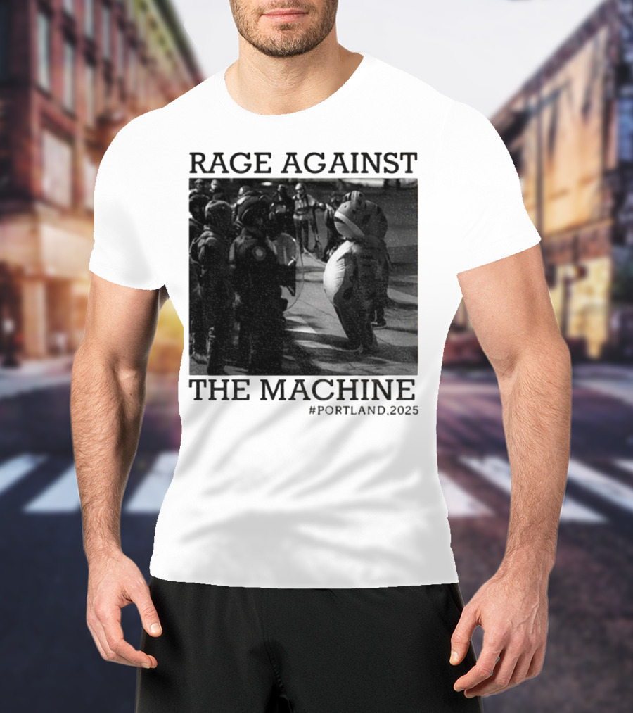 Rage Against The Machine Portland Frog Protest 2025 T-Shirt