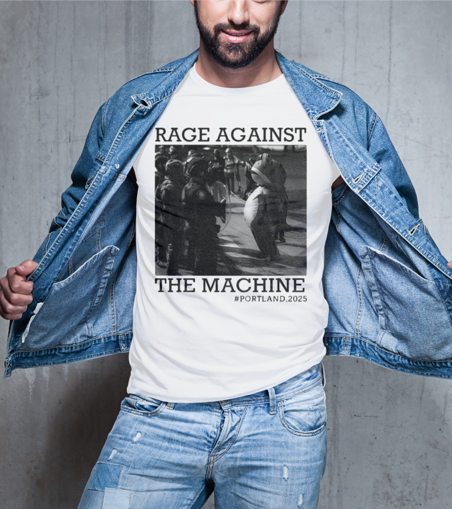 Rage Against The Machine Portland Frog Protest 2025 T-Shirt