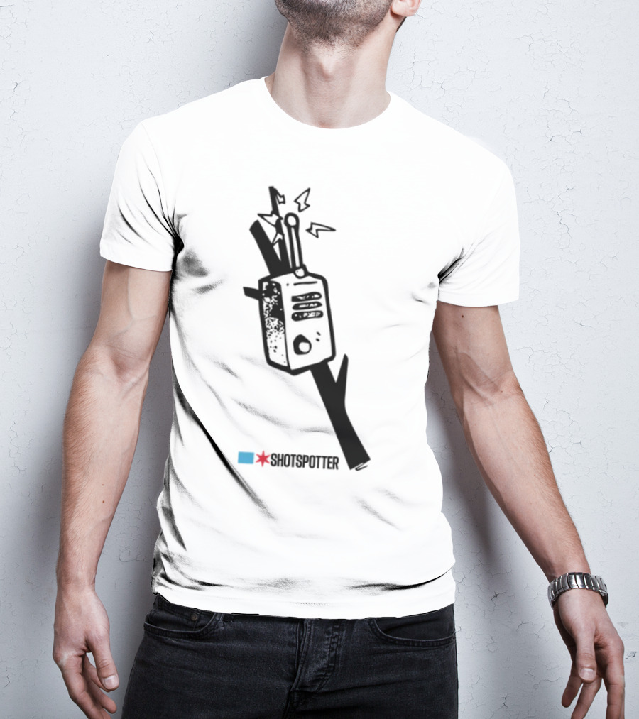 Raymondalopez Walkie-Talkie Shotspotter Image T-Shirt