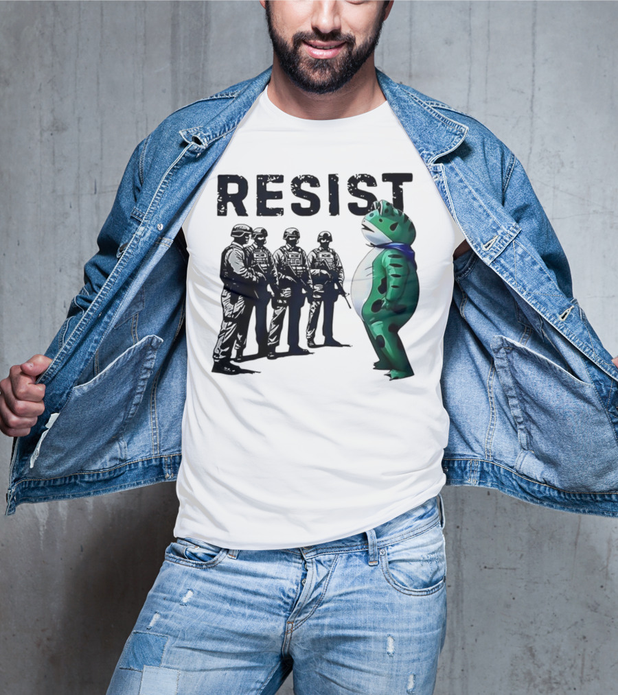RESIST Portland Frog Protest Iconic Image T-Shirt