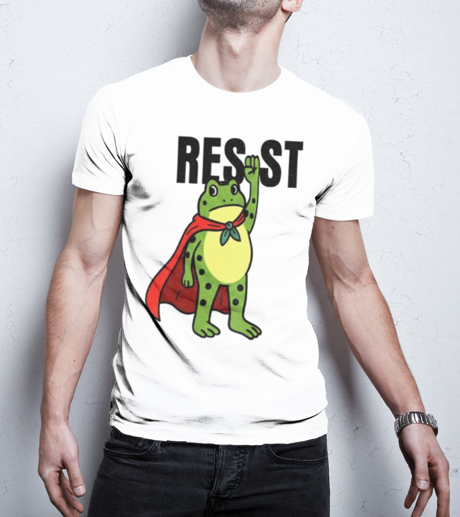 Resist Portland Frog Rage Against Machine Iconic Symbol T-Shirt