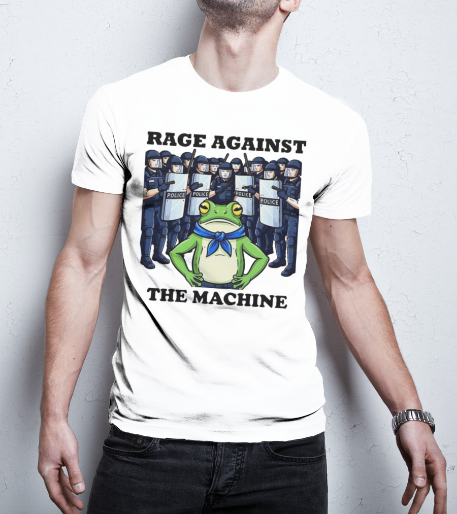 Rage Against The Machine Frog Police Standoff T-Shirt