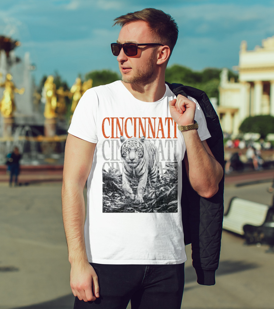 Cincinnati Bengals Tiger Fan Team Spirit T-Shirt