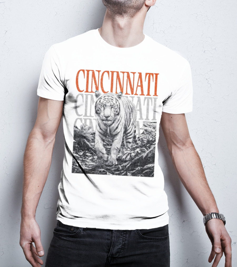 Cincinnati Bengals Tiger Fan Team Spirit T-Shirt
